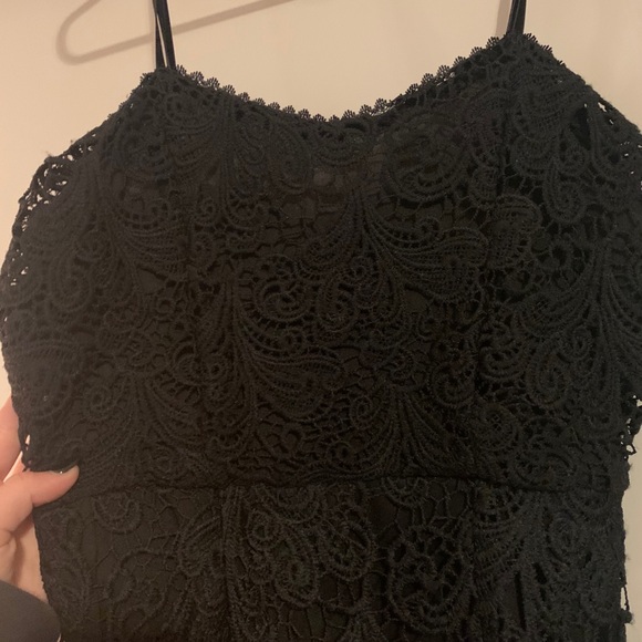 Black Lace Dress - Picture 3 of 3